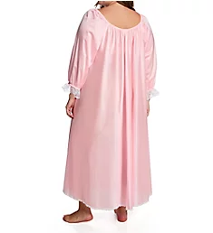 Plus Long Sleeve Ankle Length Gown