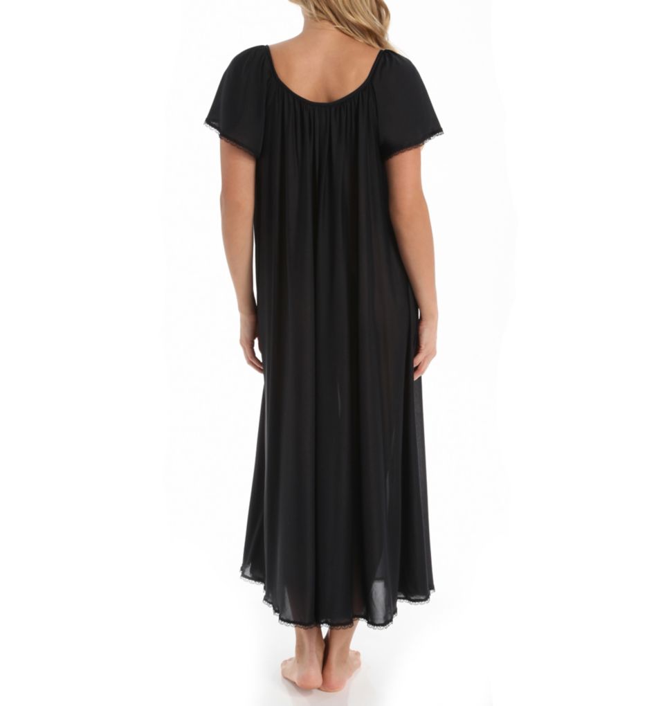 Short Sleeve Ankle Length Nightgown-bs