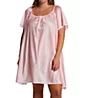 Amanda Rich Plus Short Sleeve Knee Length Nightgown 146-SHX - Image 1