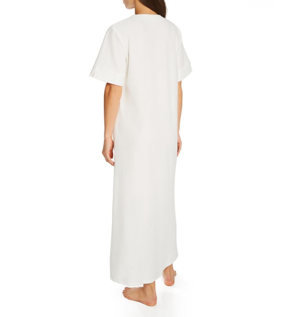 Short Sleeve Long Zip Robe-bs