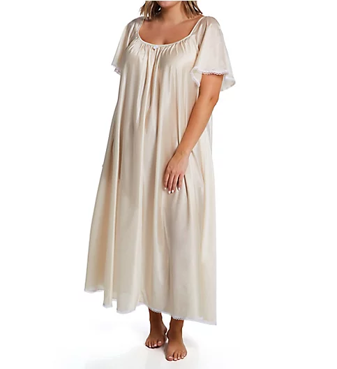 Amanda Rich Plus Cap Sleeve Ankle Length Gown 150-SHX