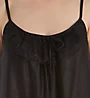 Amanda Rich Spaghetti Strap Lace Trim Knee Length Gown 165-SH - Image 3
