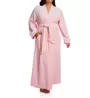 Amanda Rich Plus Velour Wrap Robe 207-37X