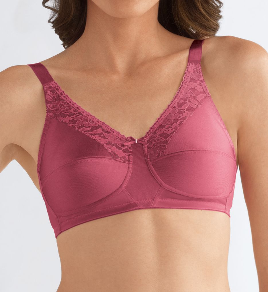 Nancy Multi Part Cup Lace Trim Bra-acs