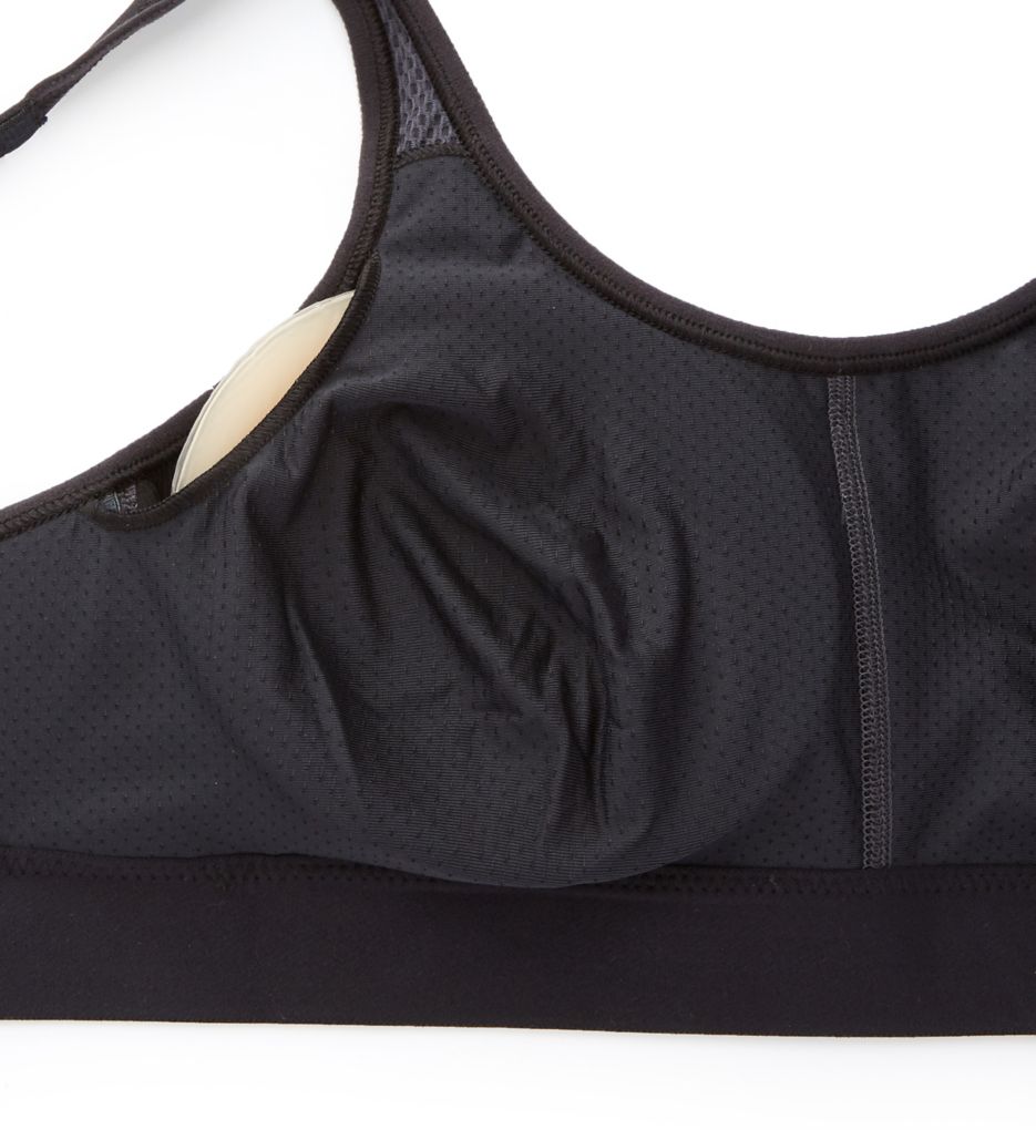 Amoena Power Sports Bra - Medium Support - Black / Grey 1152