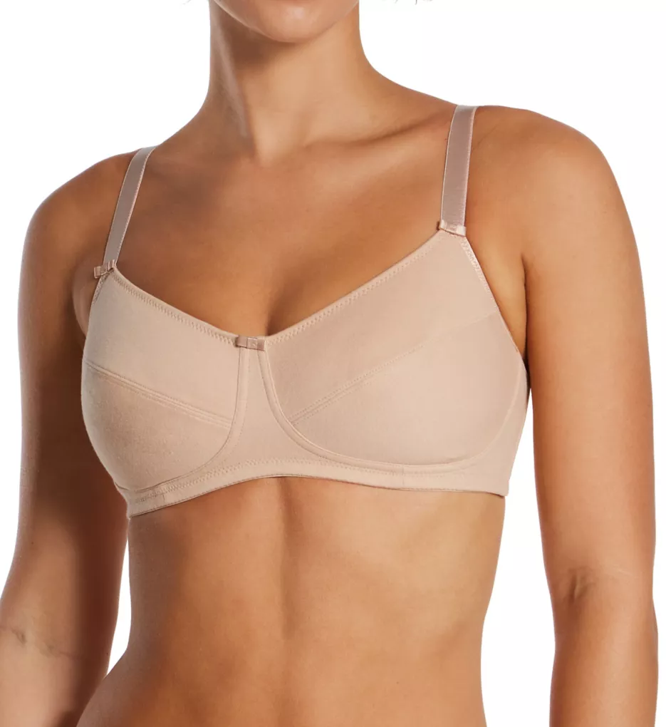 Amoena Ruth Wire-Free Bra, Soft Cup, Size 34D, Nude Ref