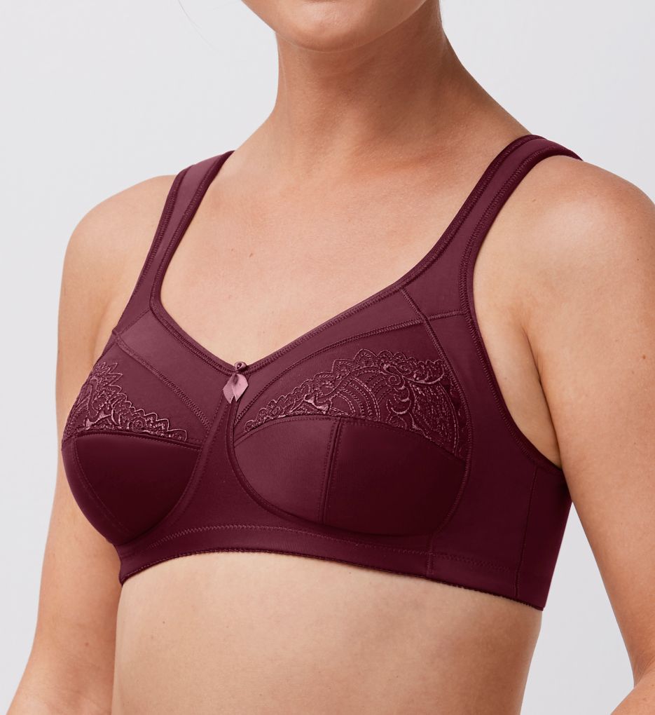 Amoena (2387656) -- Amoena 2948 Isadora Soft Cup Bra (Burgundy 48B)