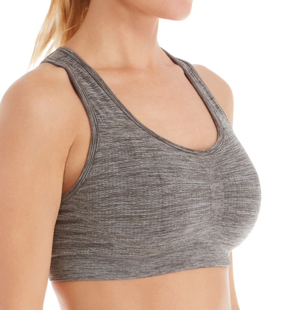 Leisure Seamless Melange Sports Bra-gs