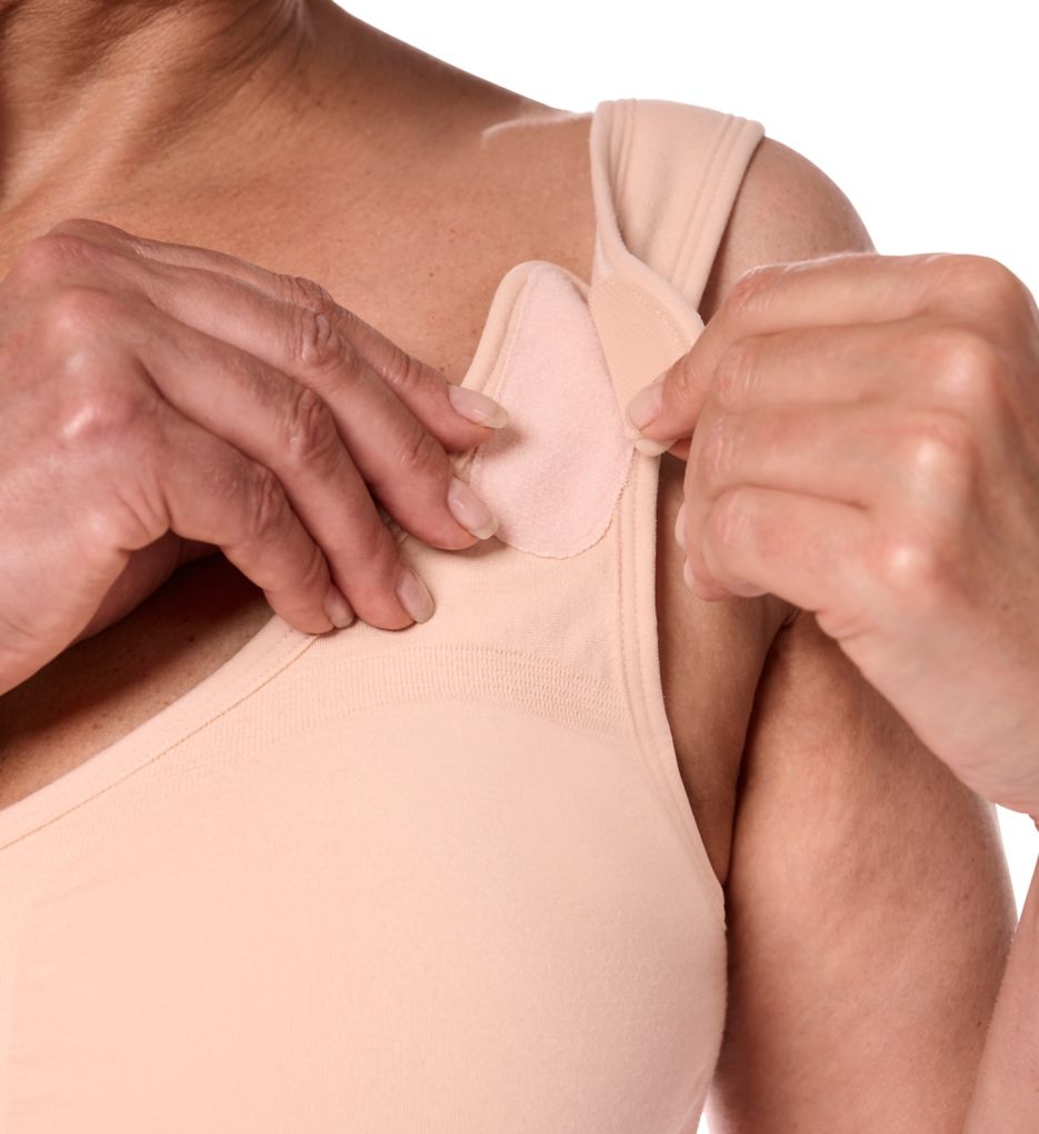 Amoena Leyla Zip Front Post Surgery Seamless Bra 44605 - Image 4