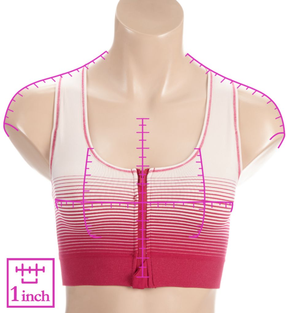 Zip Front Closure Sports Bra-ns7