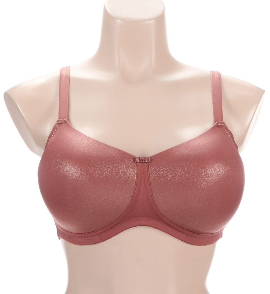 Amoena Ivy Padded Wirefree Bra Sparkly Rouge 42AA  - Image 1