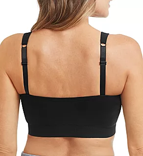 Emilia Front Zip Close Bra Black 32/34