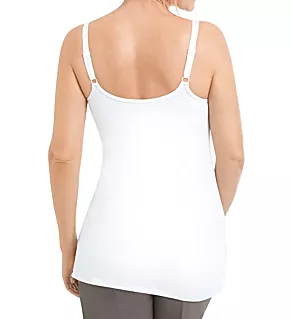 Valletta Tall Camisole Bra Top White 8