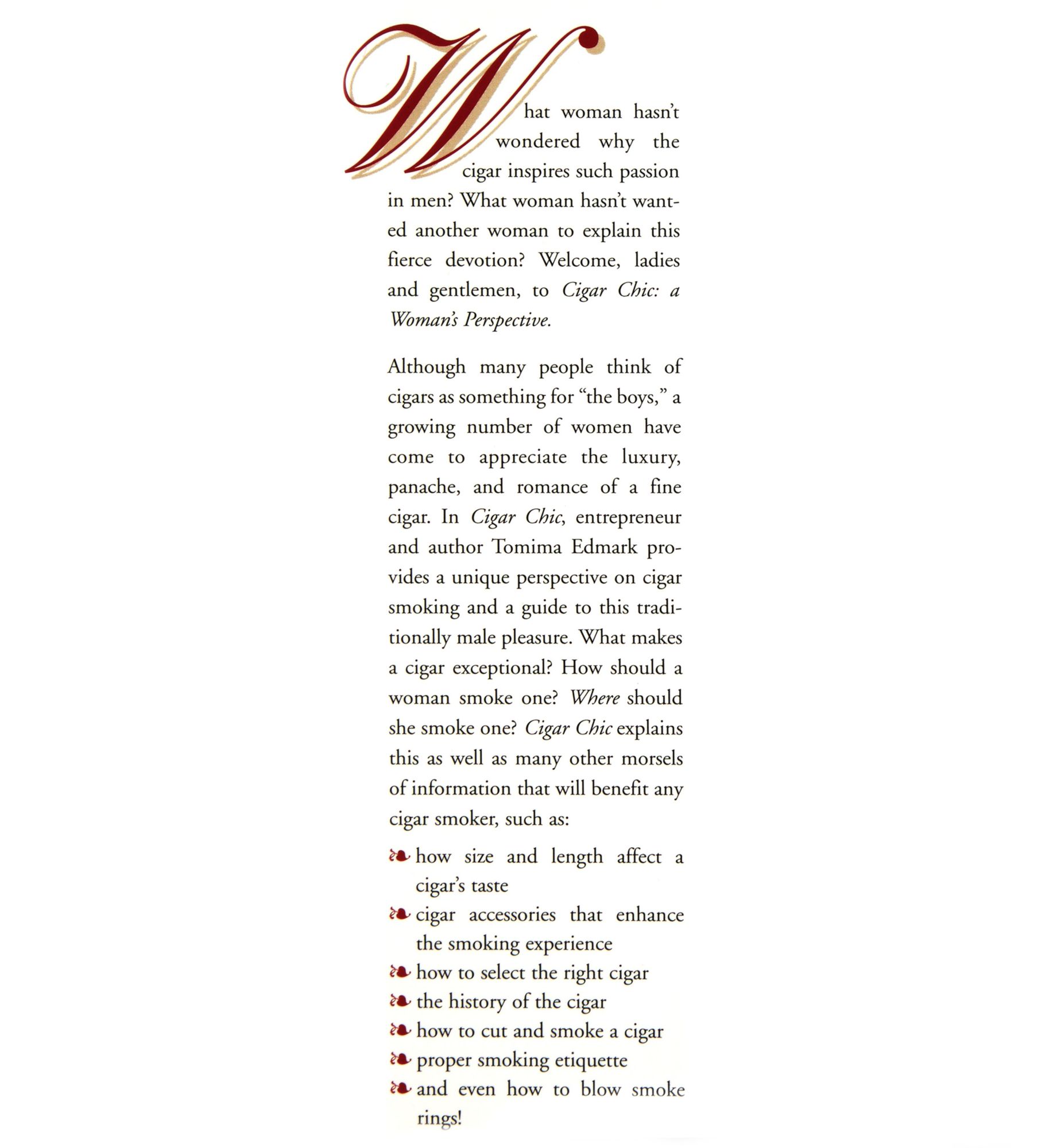 Andra Group Cigar Chic - A Woman's Perspective Book Cigar - Image 2