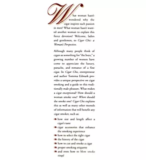 Cigar Chic - A Woman's Perspective Book