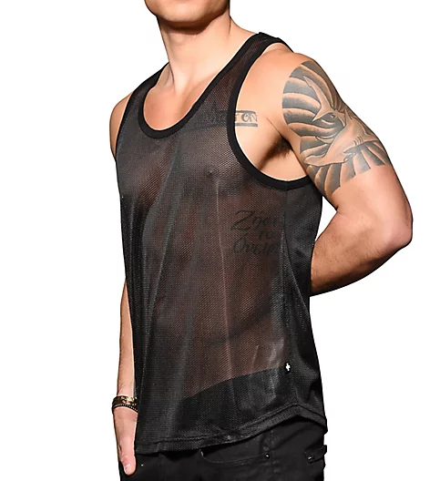 Andrew Christian Limited Edition Midnight Mesh Tank 2824