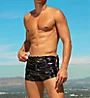 Andrew Christian Slick Faux Patent Leather Lace Up Shorts 6704 - Image 4