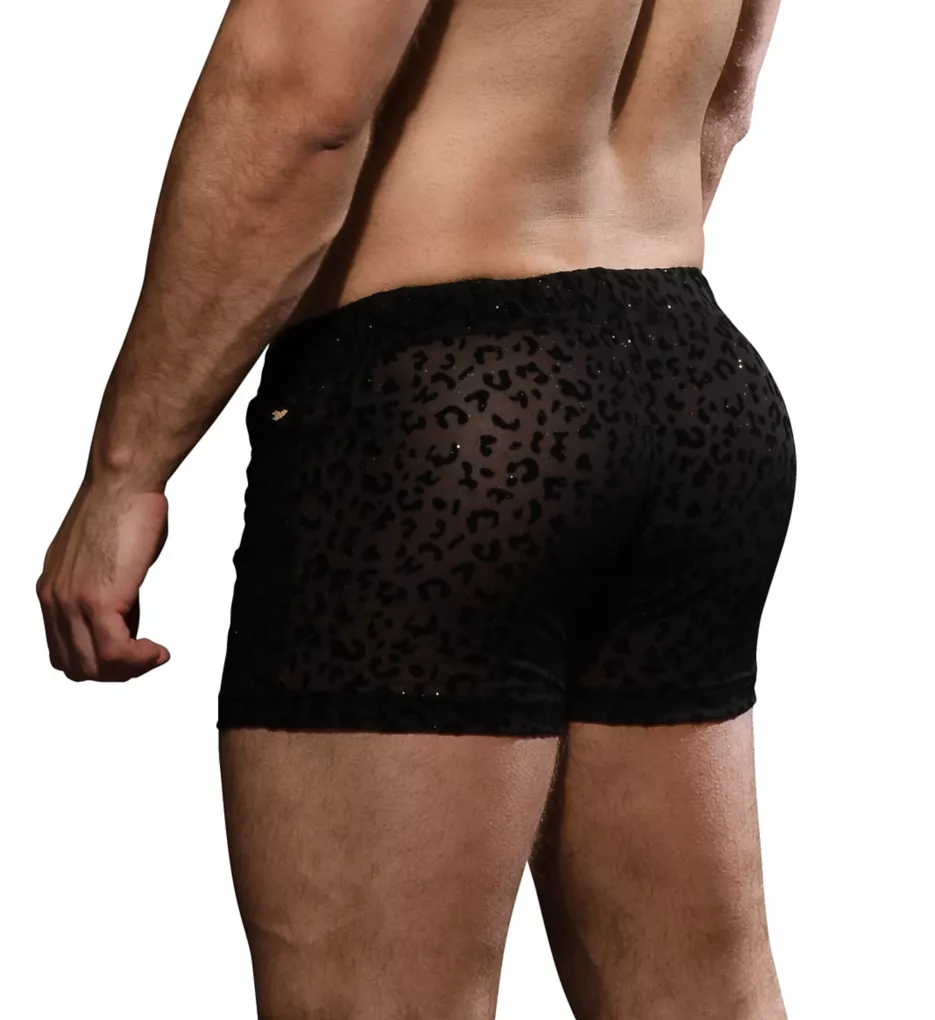 Andrew Christian Sheer Glitter Leopard Short 6717 - Image 2