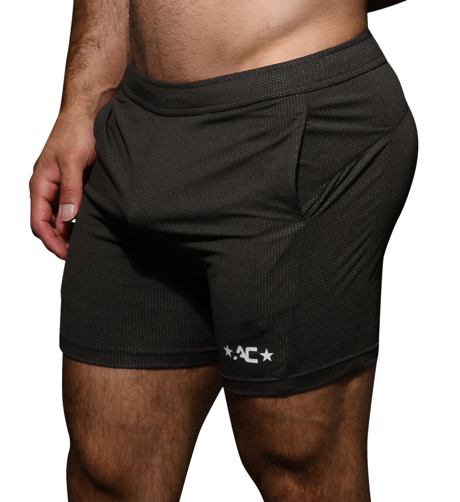 Stretch VPL Gym Shorts-acs