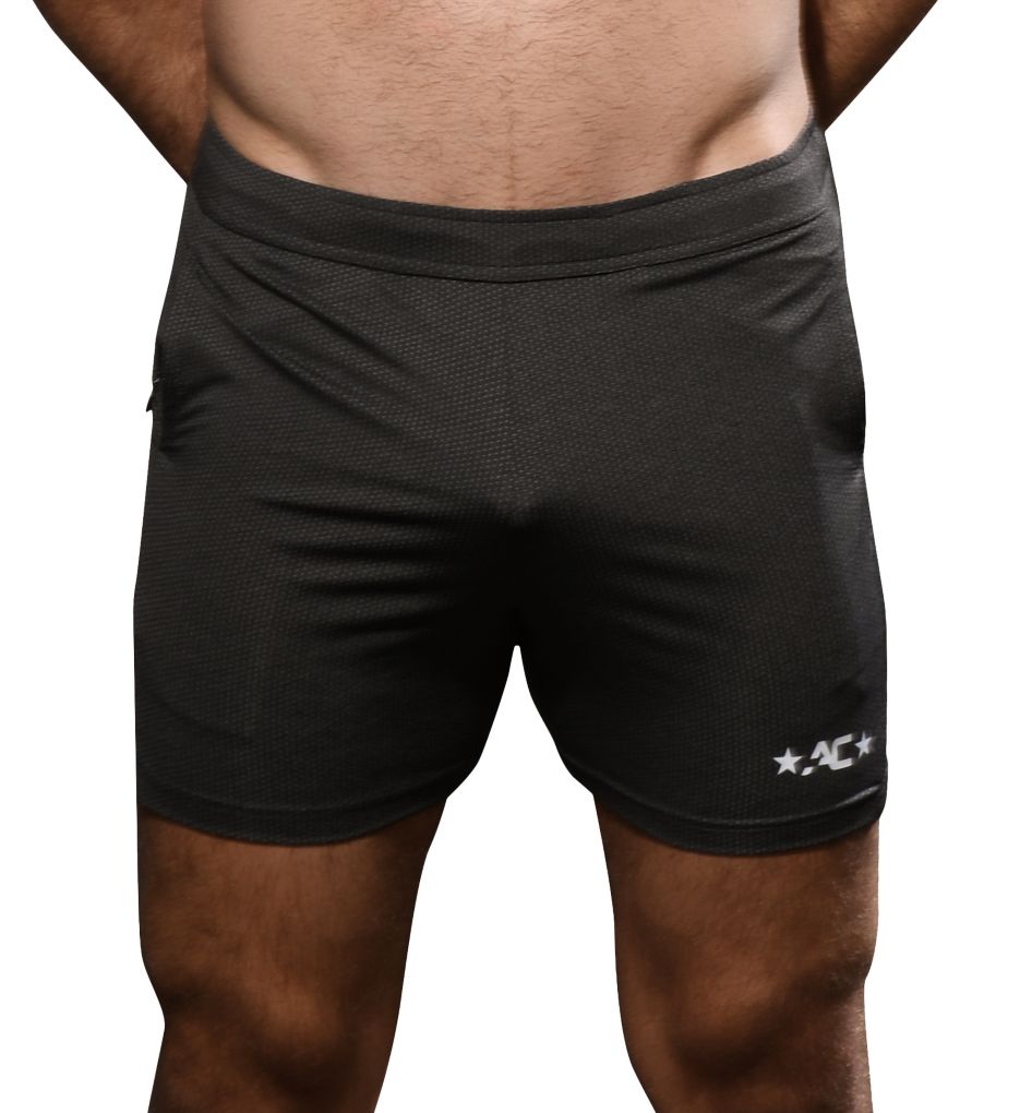 Stretch VPL Gym Shorts-fs