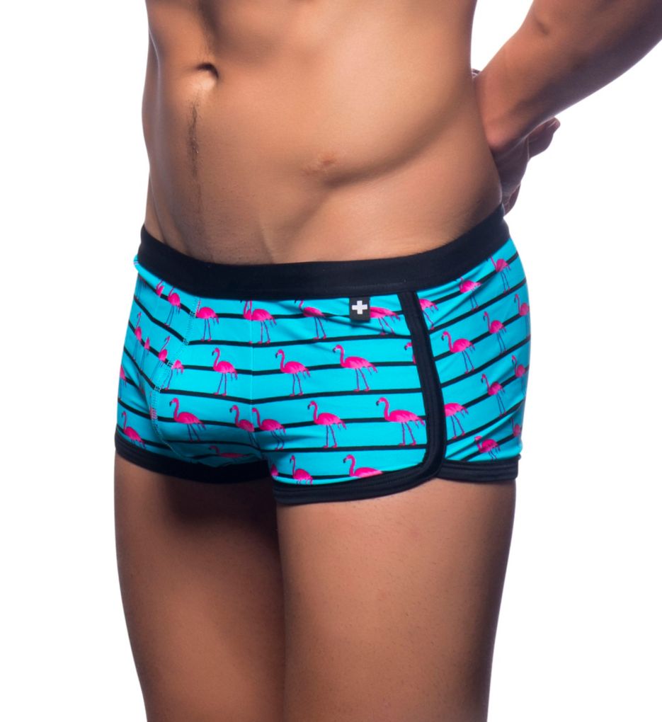 Flamingo Print Swim Trunk-acs