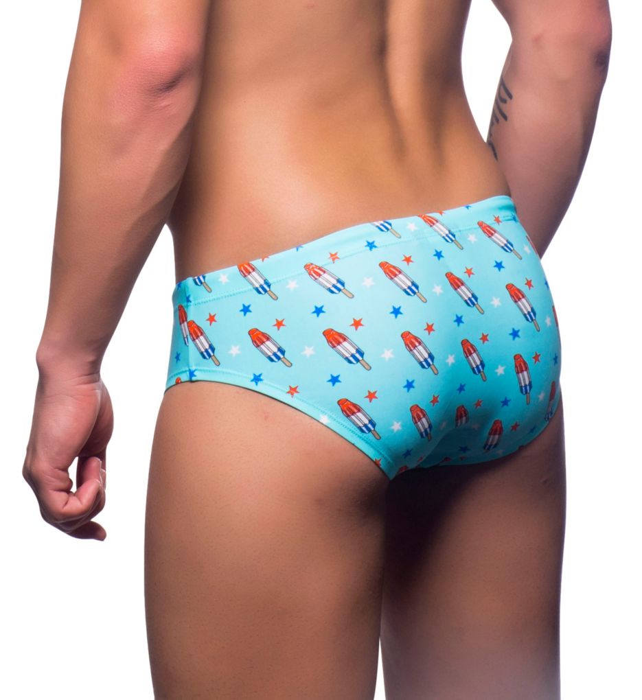 Popsicle Print Swim Bikini Brief-bs