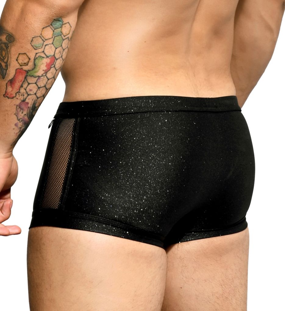 Sparkle Swim Square Leg Swim Trunk-bs