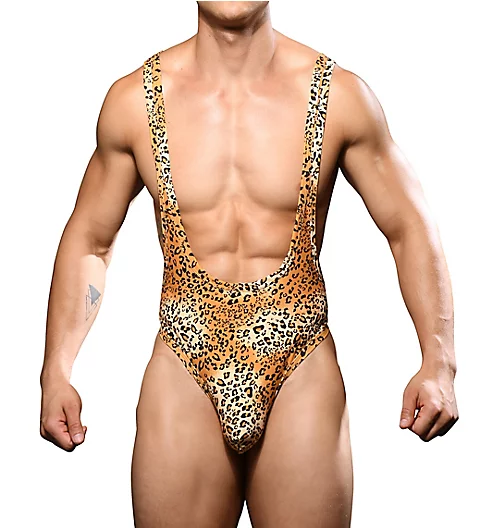 Andrew Christian Unleashed Leopard Swim Boykini w/ Almost Naked 7943