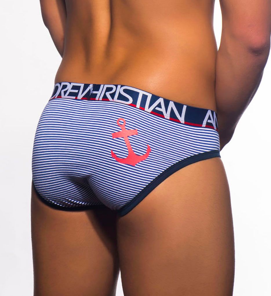Nautical Stripe Large Pouch Brief-bs