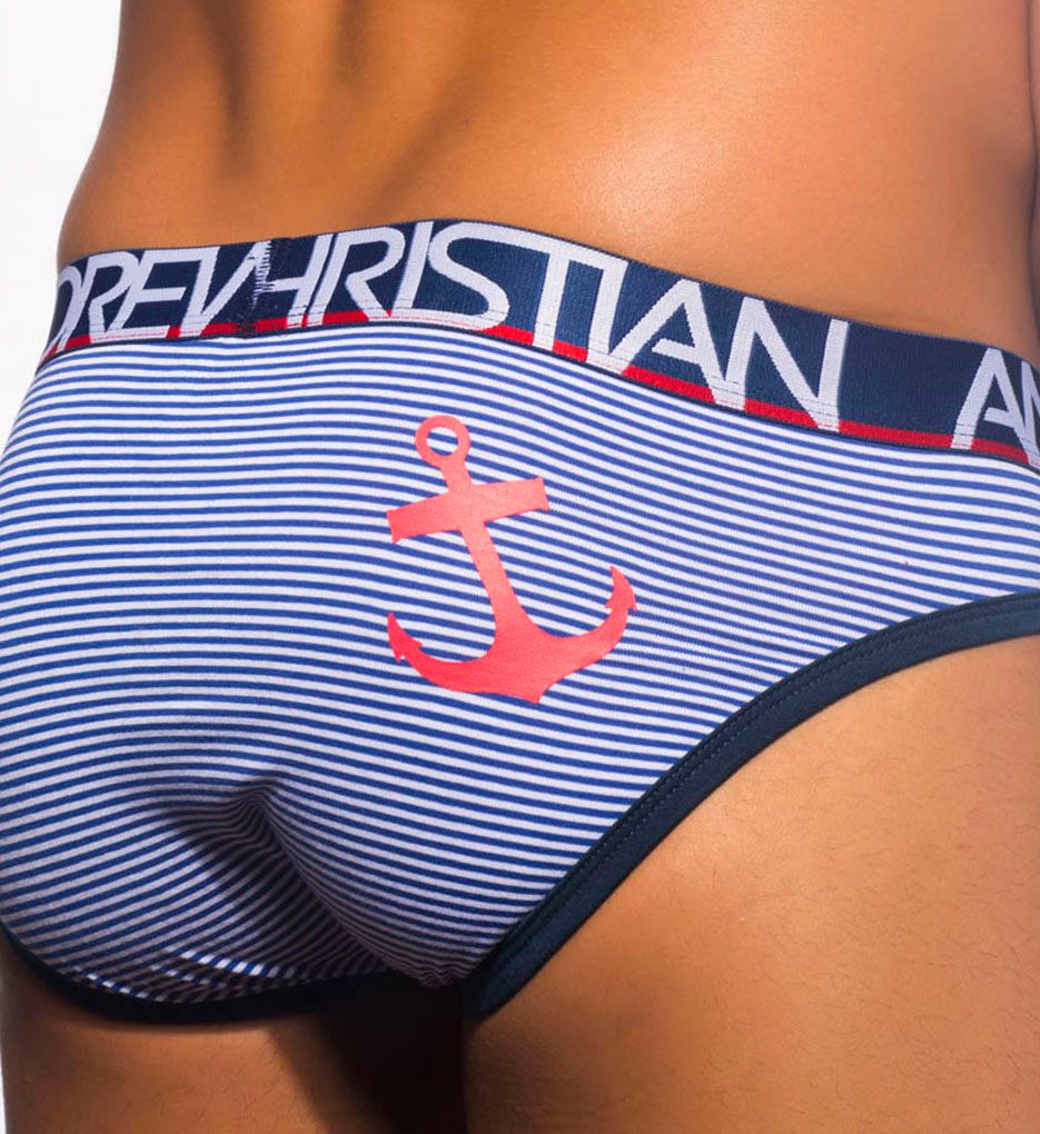 Nautical Stripe Large Pouch Brief-cs1