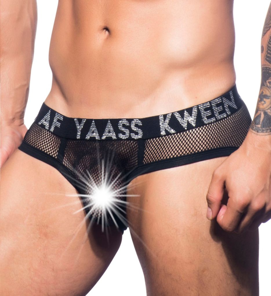 Slay Sheer Mesh Brief-acs