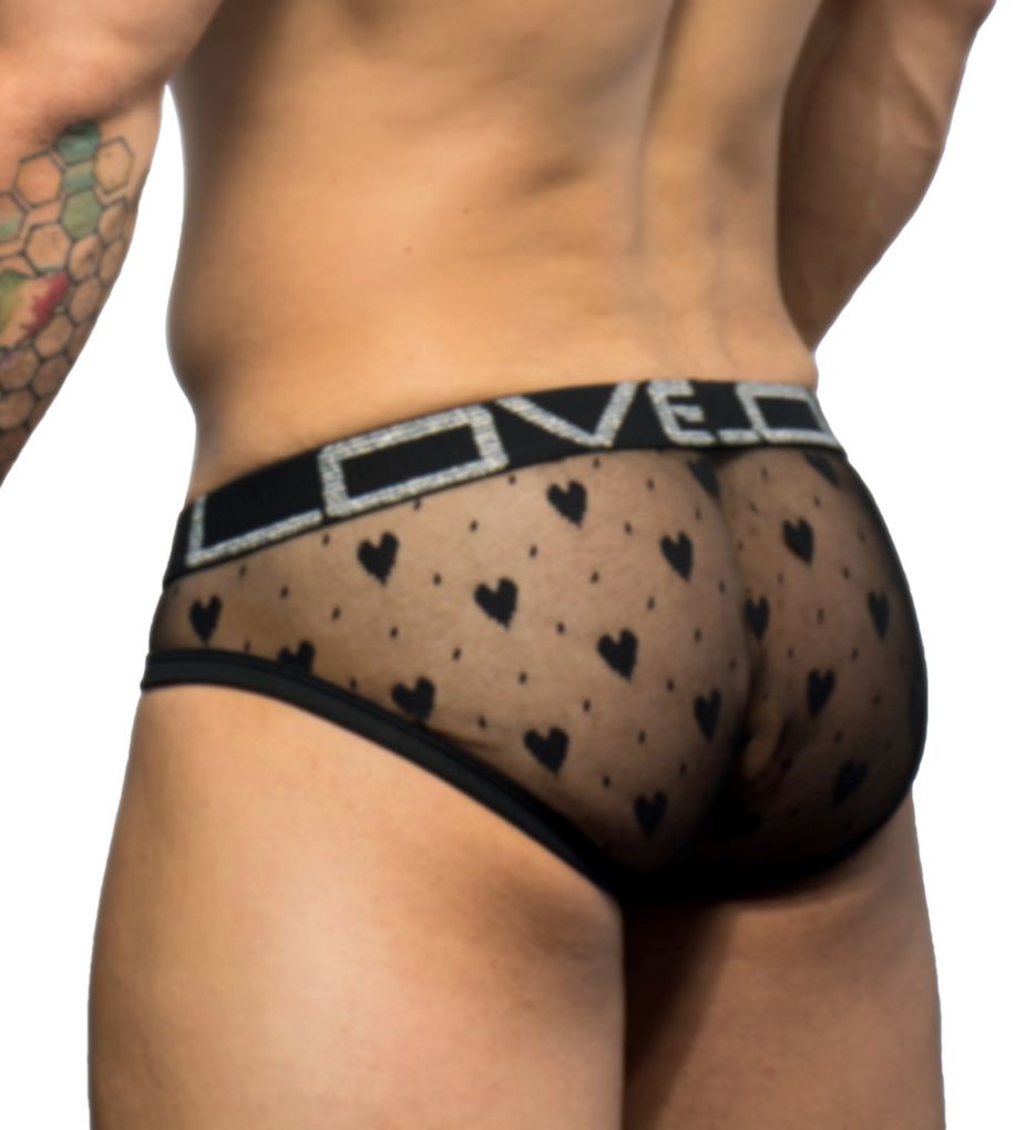 Love Sweetheart Mesh Brief