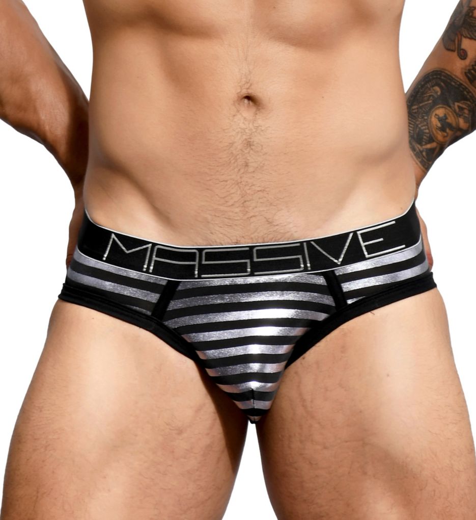 Massive Glam Stripe Brief-fs