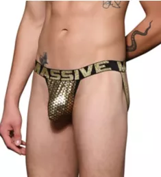 Massive Sequin Jockstrap BGLDSQ S