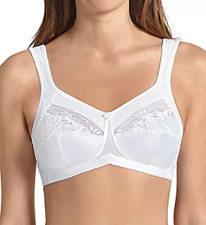 Care Safina Embroidered Soft Cup Bra White 34A