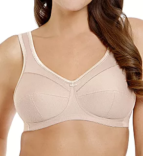 Comfort Jana Cotton Soft Cup Bra Deep Sand 52E