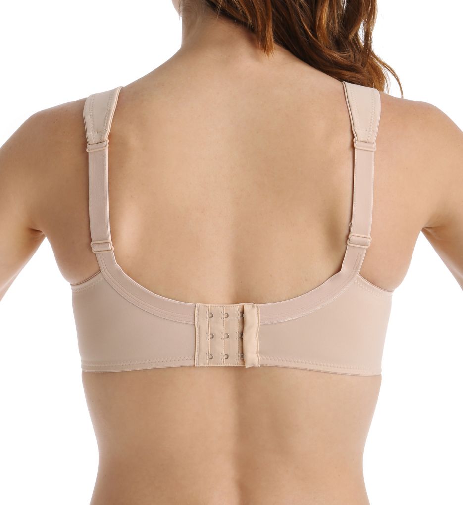 Glamorise COMFORT LIFT Bra 44D (STRETCH-STRAPS) Support (3-Piece Cups)  Taupe NEW