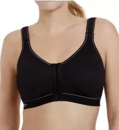 Active Front Close Sports Bra Black 32A