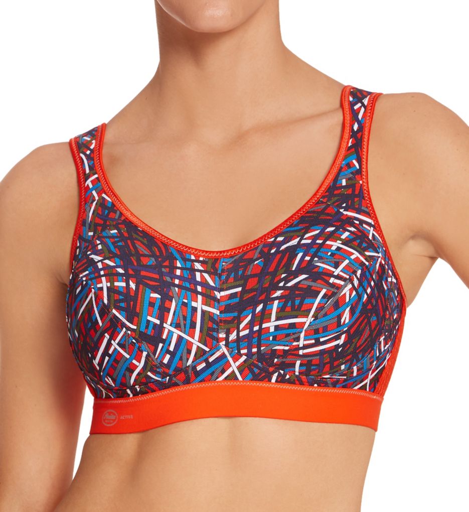 Araa Active SENA SEAMLESS - Light support sports bra - grey 