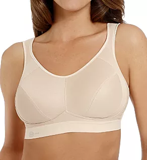Active Maximum Support Wire Free Sports Bra Desert 34B