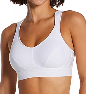 Active Maximum Support Wire Free Sports Bra White 32H