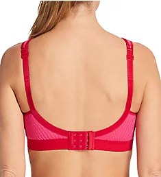 Active Maximum Support Wire Free Sports Bra Candy Red 36C
