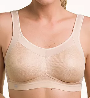 Active Momentum Wire Free Sports Bra Desert 34A