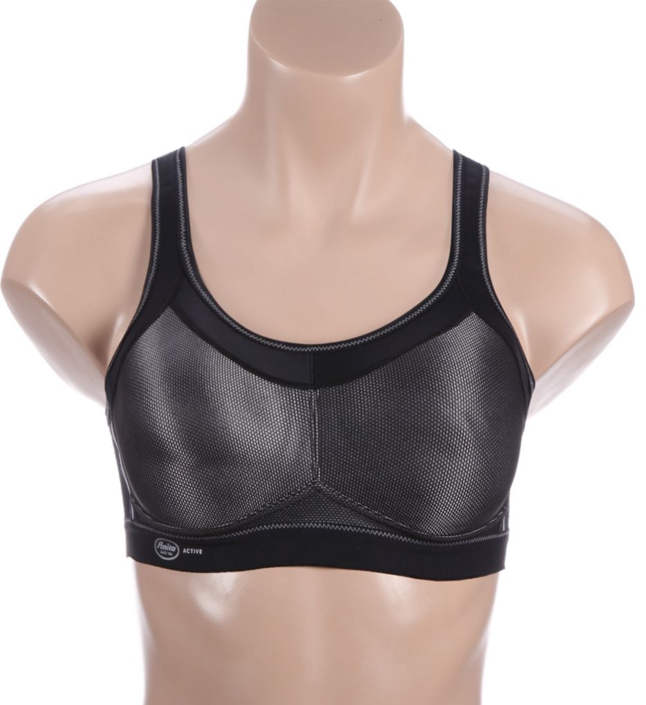 Active Momentum Wire Free Sports Bra Black 40A by Anita