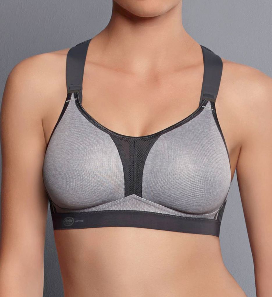 Active Dynamix Star Max Support Sports Bra Heather Grey 36B by Anita