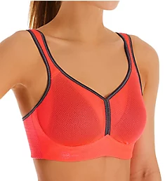 Active Air Control Wire Free Sports Bra Coral/Anthracite 42A