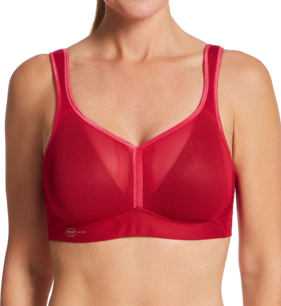 Active Air Control Wire Free Sports Bra Lipstick 34G