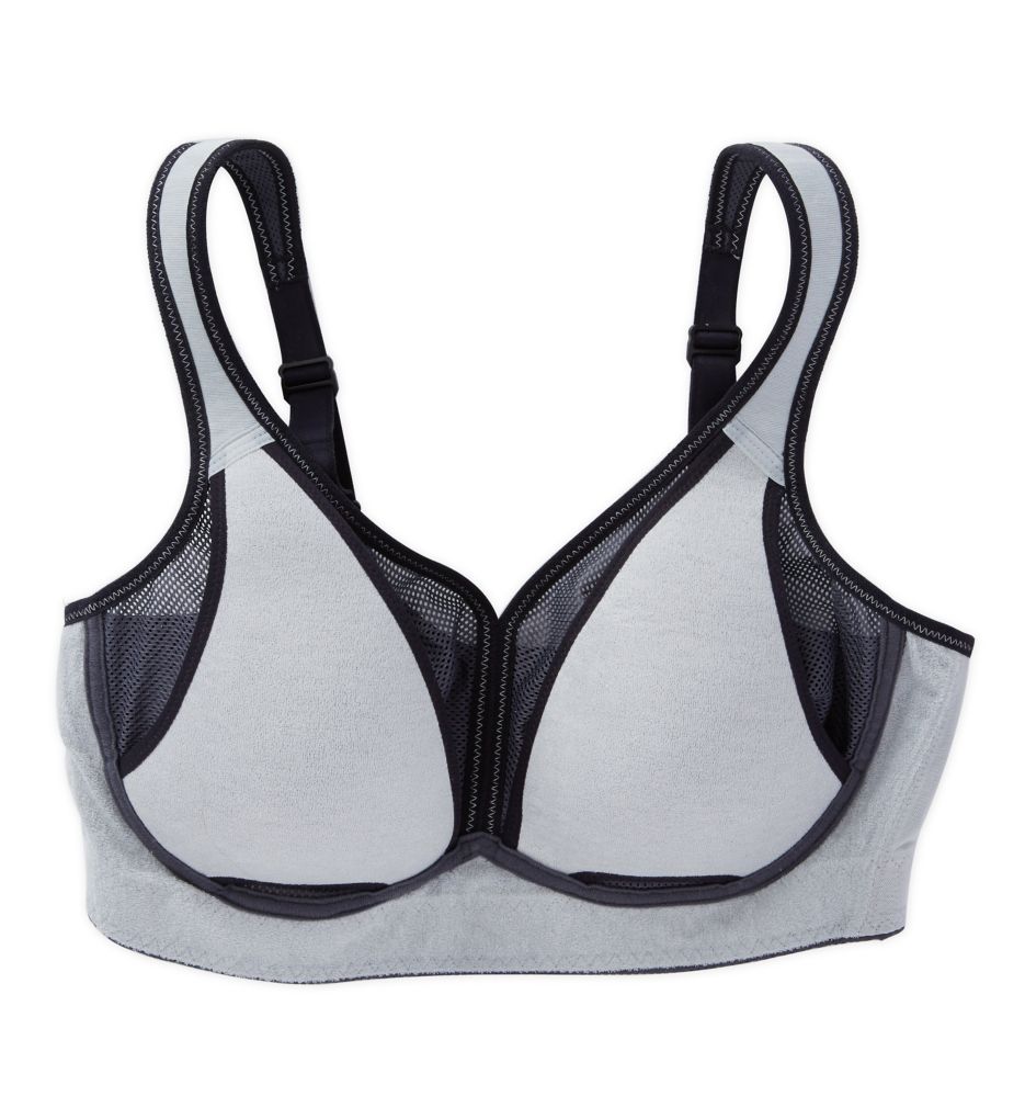 Anita Active Light and Firm Wire-Free Sports Bra, 40F, Black 