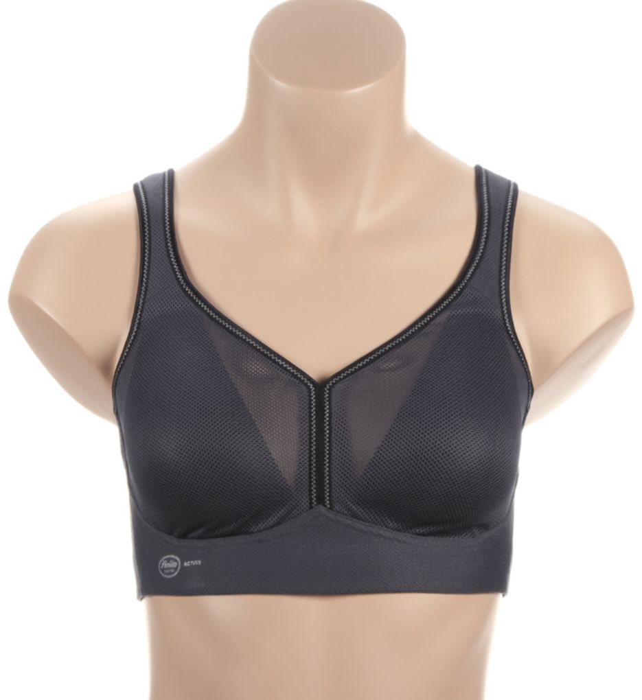 Active Air Control Wire Free Sports Bra Coral/Anthracite 30B by Anita