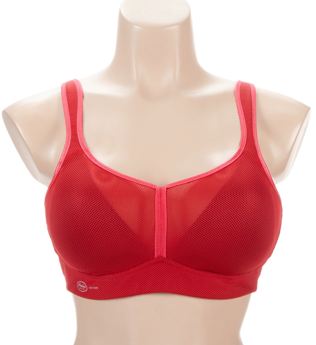 Anita Active Air Control Wire Free Sports Bra Lipstick 32AA  - Image 1